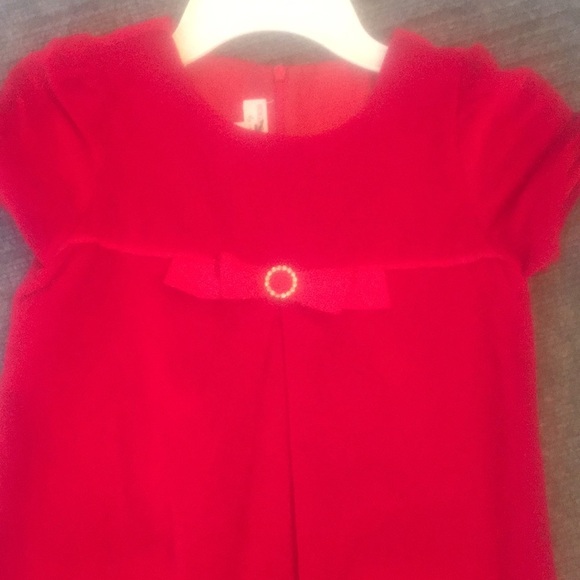 Berg drof good man kids red velvet dress size 8 - Picture 5 of 8